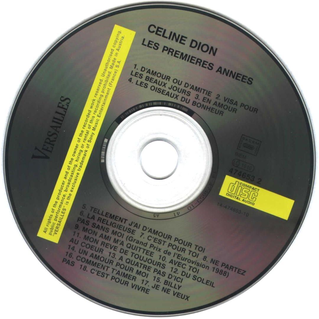 Celine Dion  Les Premiers Annees : CD